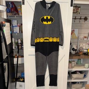 Batman Superhero Onesie - Gray, Black, and Yellow